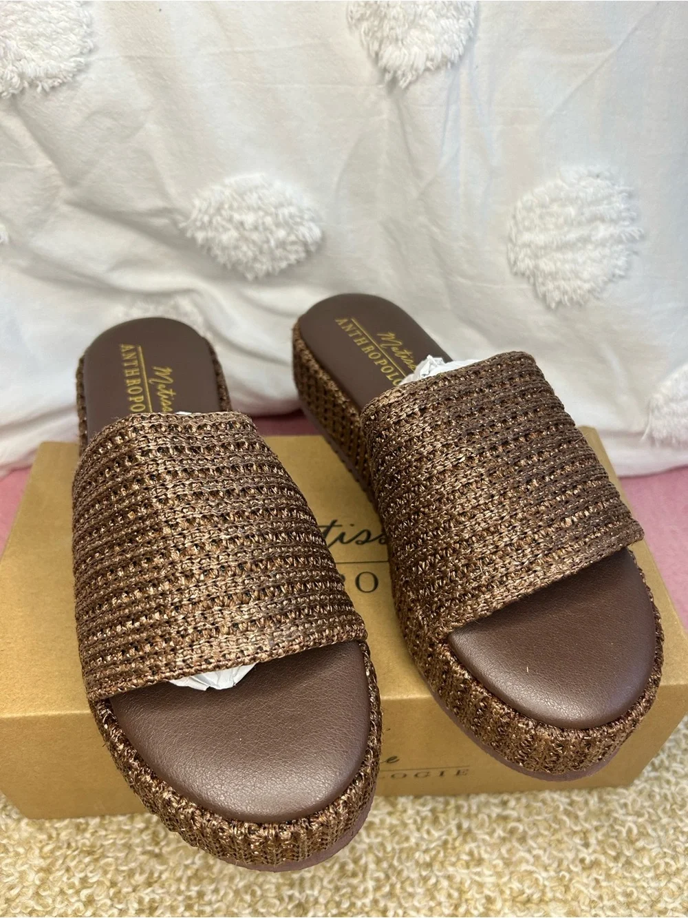 Anthropologie Matisse Montego Platform Slides